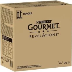 Purina Gourmet Revelations Con Pollo E Manzo Per Gatto 48 X 57 G