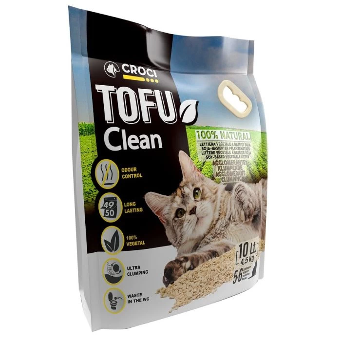 Croci Lettiera Tofu Clean Gatto 20 L 1 Croci Lettiera Tofu Clean Gatto 20 L