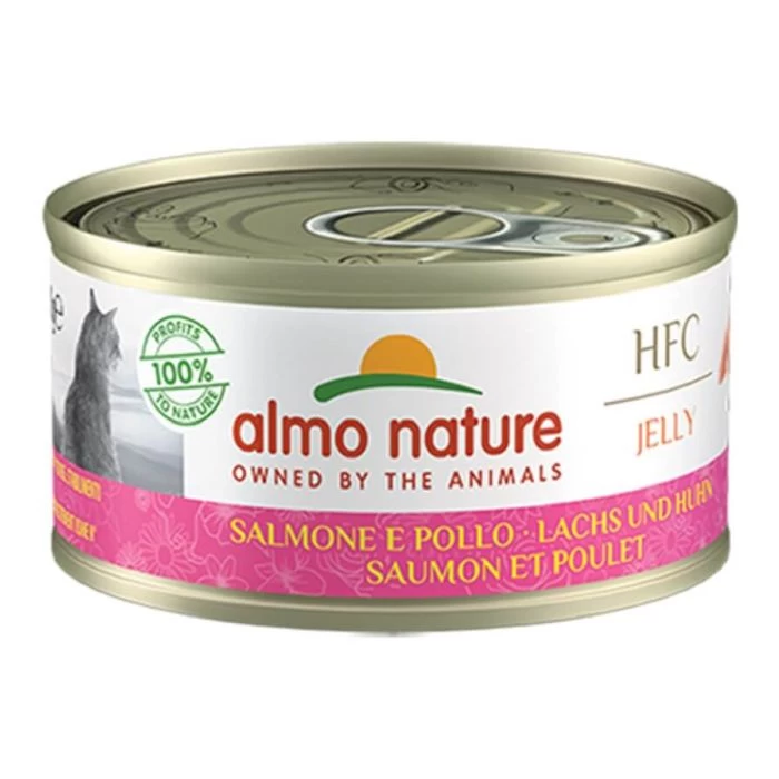 Almo Nature HFC Jelly Salmone E Pollo Per Gatto 24 X 70 G 1 Almo Nature HFC Jelly Salmone E Pollo Per Gatto 24 X 70 G