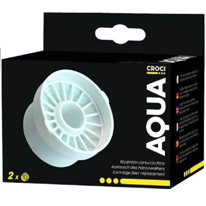 Aqua Croci Ricambio Cartuccia Filtrante 2 Pz. 1 Aqua Croci Ricambio Cartuccia Filtrante 2 Pz.
