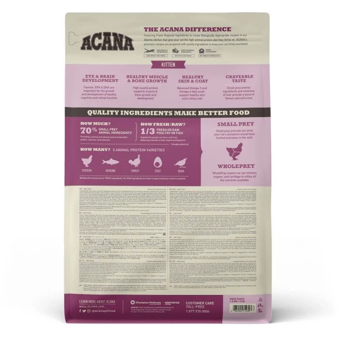Acana First Feast Cat Kitten 1.8 Kg 3 Acana First Feast Cat Kitten 1.8 Kg - immagine 3