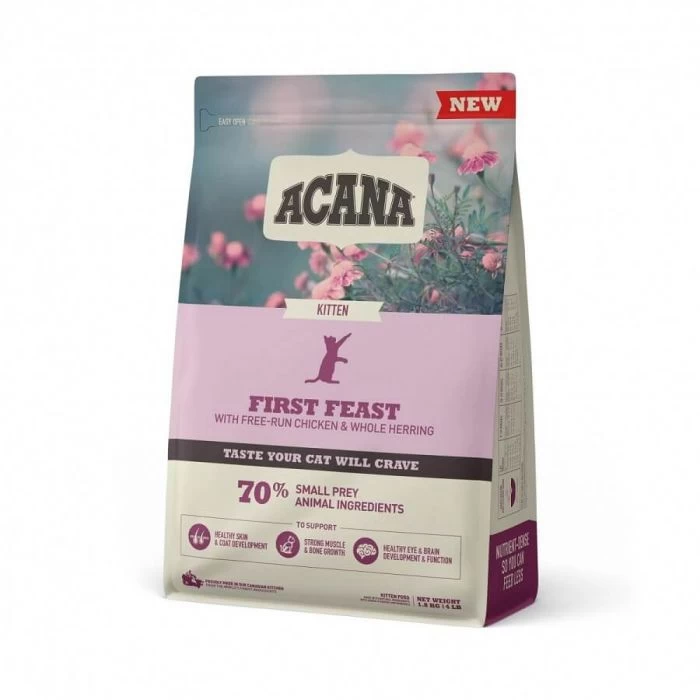 Acana First Feast Cat Kitten 1.8 Kg 2 Acana First Feast Cat Kitten 1.8 Kg - immagine 2