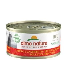 Almo Nature HFC Natural Pollo E Gamberetti Per Gatto 24 X 70 G