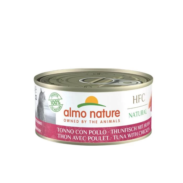 Almo Nature HFC Natural Tonno E Pollo Per Gatto 24 X 150 G 1 Almo Nature HFC Natural Tonno E Pollo Per Gatto 24 X 150 G