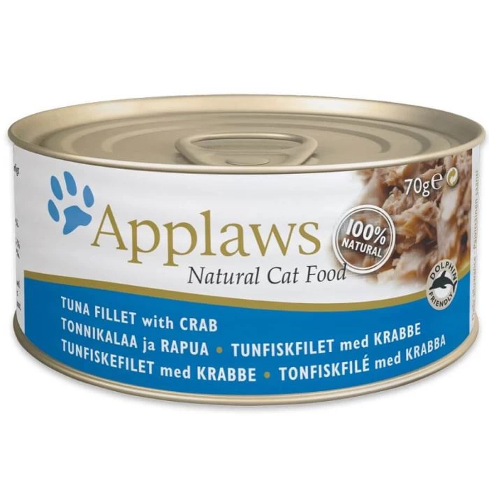 Applaws Scatoletta Gatto Tonno Granchio 24 X 70 G 1 Applaws Scatoletta Gatto Tonno Granchio 24 X 70 G