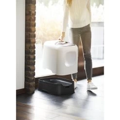Rotho Cat Toilet Biala Antracite 9 Rotho Cat Toilet Biala Antracite -Forniture Per Gatti biala 2 1