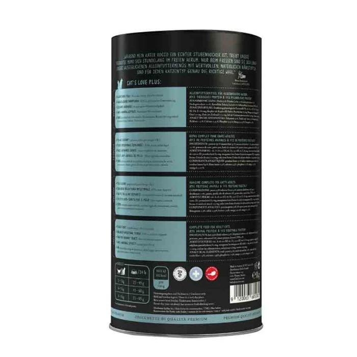 Cat's Love Crocchette Adult Al Salmone Senza Cereali E Senza Glutine 1 Kg 2 Cat's Love Crocchette Adult Al Salmone Senza Cereali E Senza Glutine 1 Kg - immagine 2