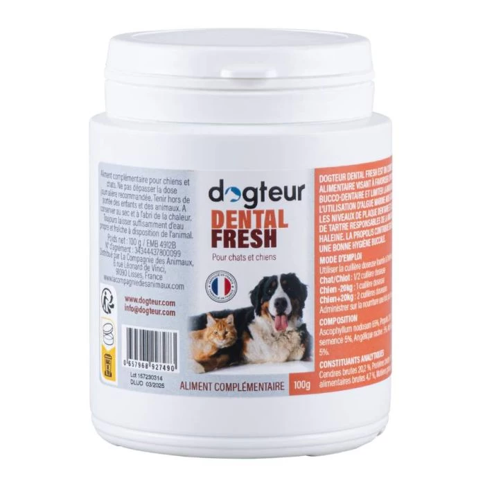 Dogteur Dental FRESH Cane & Gatto 100 G 1 Dogteur Dental FRESH Cane & Gatto 100 G