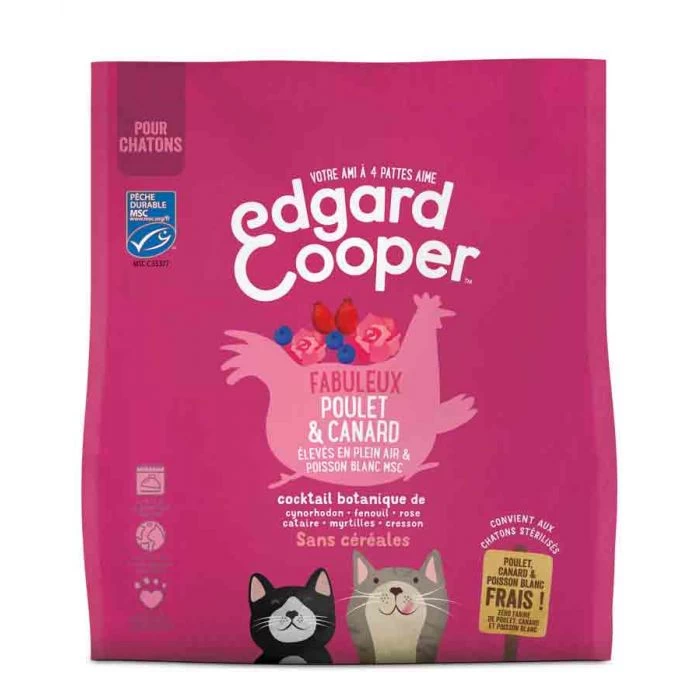 Edgard & Cooper Edgard & Cooper Favoloso Pollo & Anatra Senza Cereali Gattino 1,75 Kg 1 Edgard & Cooper Edgard & Cooper Favoloso Pollo & Anatra Senza Cereali Gattino 1,75 Kg