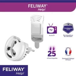 Feliway Help Diffusore + Cartuccia 7giorni -Forniture Per Gatti feliway help diffuseur cartouche 7 jours 2