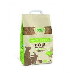 Perlinette Lettiera In Legno D'abete 10 Kg / 25 L