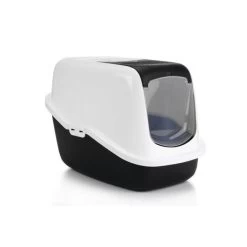 Savic Nestor Toilette Con Filtro Per Gatti Nero