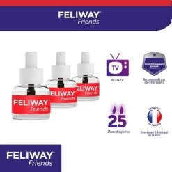 Forniture Per Gatti -Forniture Per Gatti pack feliway friends recharge 3 x 48 ml 2