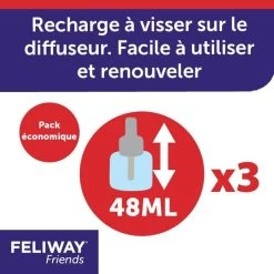 Feliway Friends Ricarica 48 Ml X3 10 Feliway Friends Ricarica 48 Ml X3 -Forniture Per Gatti pack feliway friends recharge 3 x 48 ml 3