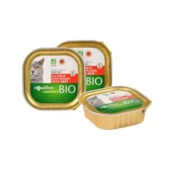 Équilibre & Instinct Bio Manzo Per Gatto 16 X 100 G -Forniture Per Gatti pat es boeuf bio chat 1