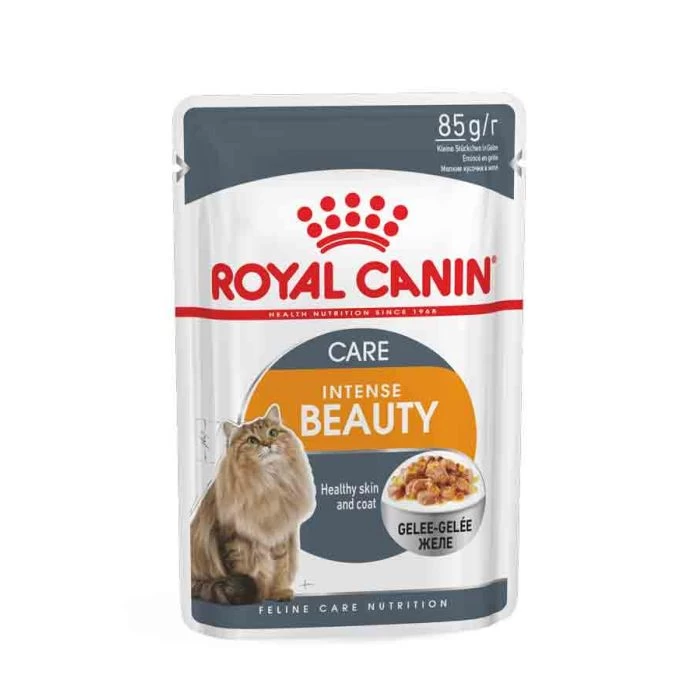 Royal Canin Feline Care Nutrition Intense Beauty In Gelatina 12 X 85 G 1 Royal Canin Feline Care Nutrition Intense Beauty In Gelatina 12 X 85 G