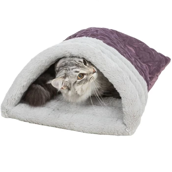 Trixie Sacco A Pelo Estelle Baia/grigio 45 Cm 2 Trixie Sacco A Pelo Estelle Baia/grigio 45 Cm - immagine 2