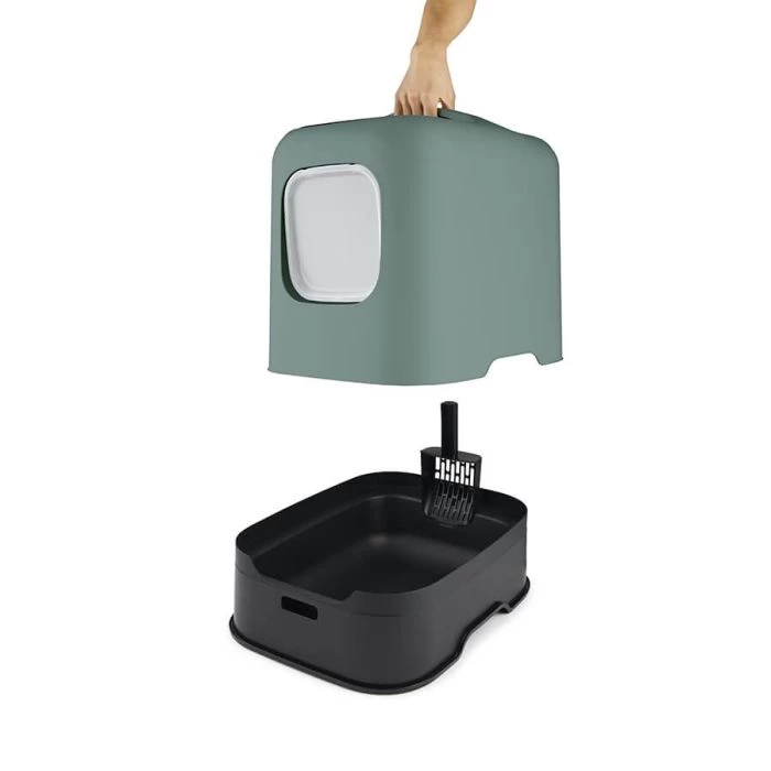 Rotho Cat Toilet Biala Verde Vischio 2 Rotho Cat Toilet Biala Verde Vischio - immagine 2