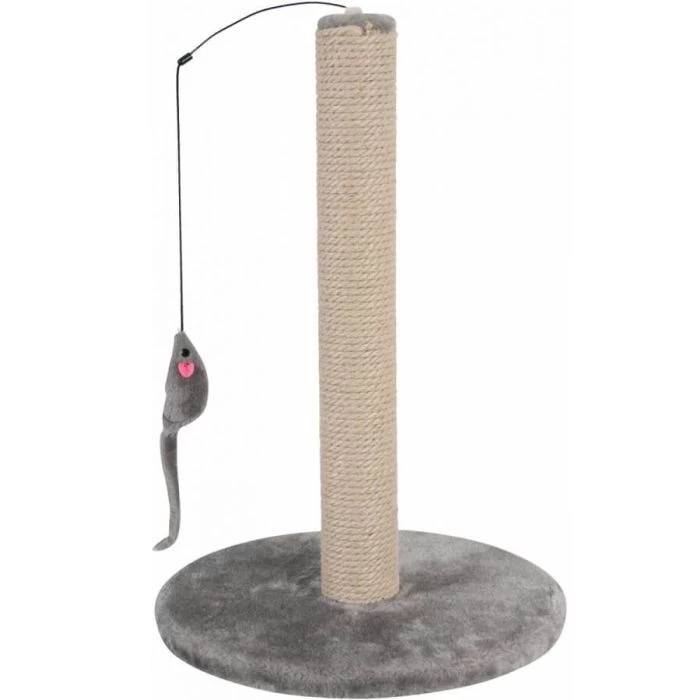 Zolux Colonna Tiragraffi Con Topolino Grigio 48 Cm 1 Zolux Colonna Tiragraffi Con Topolino Grigio 48 Cm